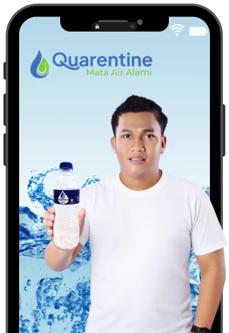 Quarentine air minum mineral